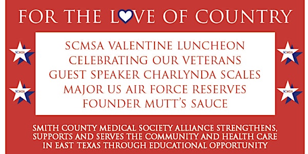 For the Love of Country - SCMSA Valentine Luncheon