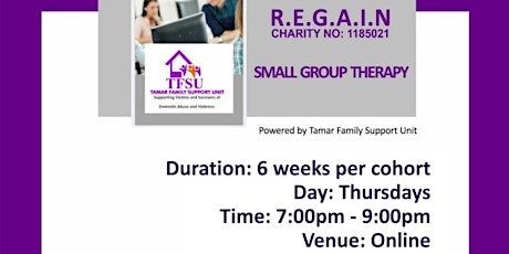REGAIN  Small Group Therapy tickets