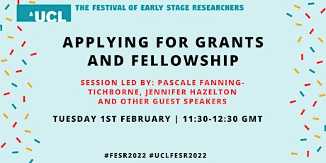 FESR 2022: Applying For Grants And Fellowship tickets