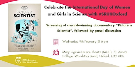 old CERU Oxford - Celebrate #11F by watching Picture a Scientist tickets
