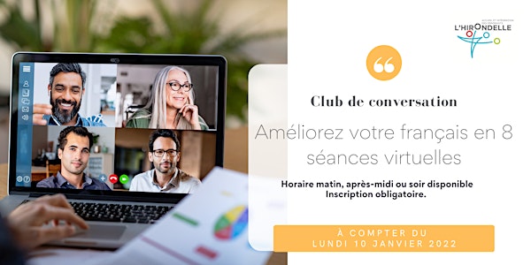 Club de conversation en français janvier 2022