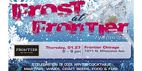 Frost at Frontier Chicago January 27th! tickets