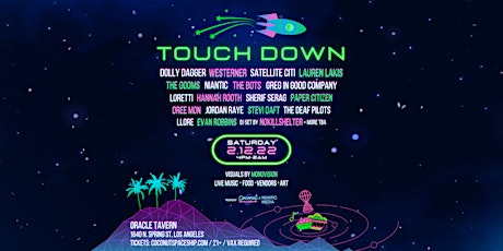 TOUCH DOWN - 21+ Indie Music Festival at  Oracle Tavern tickets