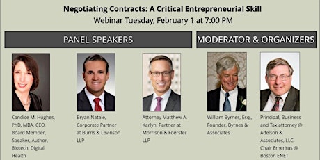 Negotiating Contracts: A Critical Entrepreneurial Skill tickets