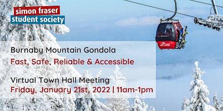 Burnaby Mountain Gondola Virtual Townhall tickets
