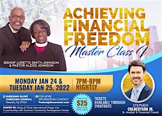 Achieving Financial Freedom - Master Class I tickets