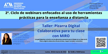Pizarra Digital Colaborativa para tu clase con MIRO