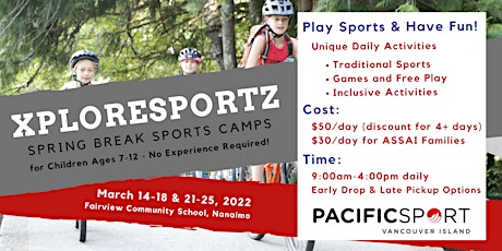 XploreSportZ 2022 Spring Break Camp tickets