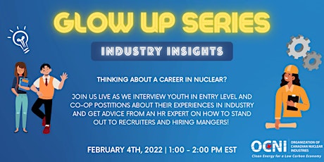 OYSC Glow Up Series - Episode 2: Industry Insights tickets
