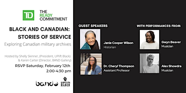 Black and Canadian: Stories of Service Virtual Talk