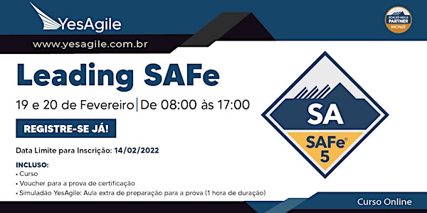 Leading SAFe com certificação SAFe® Agilist - Online - Português
