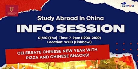 G-MEO Study Abroad in China Info Session tickets