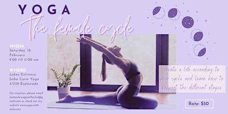 Yoga and the female cycle Workshop tickets