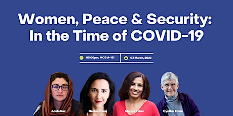 Women, Peace, and Security In the Time of COVID-19 tickets