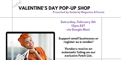 Virtual Valentine's Day Pop-Up Shop tickets