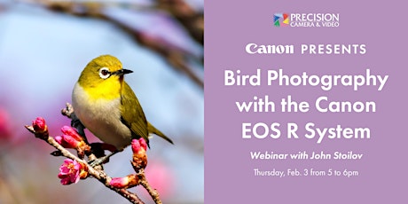 Bird Photography with EOS R with John Stoilov WEBINAR tickets