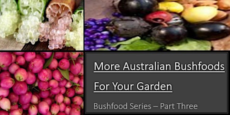 More  Australian Bush Foods For Your Garden - Part 3 tickets