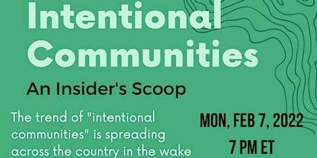 Intentional Communities: An Insider's Scoop tickets
