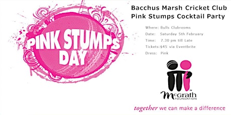 2022 BMCC Pink Stumps Cocktail Night tickets
