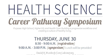 Health Science Career Pathways Symposium primary image