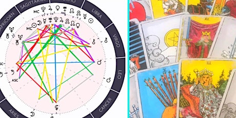Tarot/Astrology Divination. Working with both tools for more precise  reads tickets