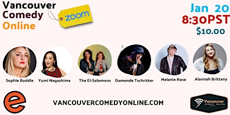 Vancouver Comedy Online -January 20th Show