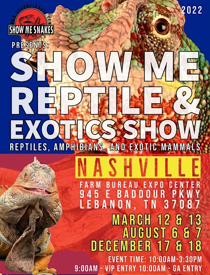 Nashville Reptile Expo Show Me Reptile & Exotics Show image