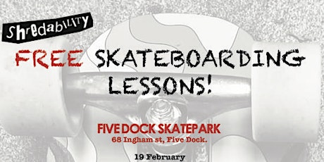 FREE Skateboarding Lessons Five Dock tickets