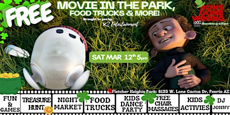 FREE Peoria 2nd Saturdays Outdoor Movie, Treasure Hunt, Food Trucks & MORE! tickets