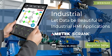 Webinar Industrial: Let Data be Beautiful in Industrial HMI Applications boletos