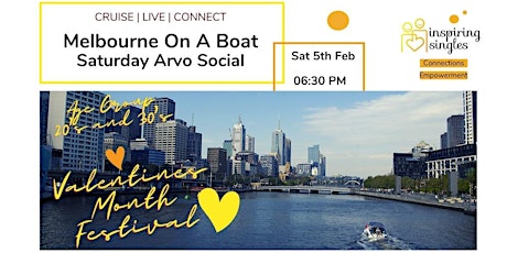 Melbourne On A Boat | Saturday Arvo Social (Age group 20's and 30's) tickets