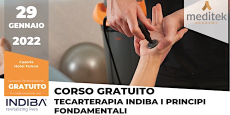 Corso Gratuito Tecarterapia Indiba - I Principi Fondamentali - Modulo 1 tickets
