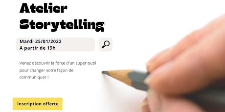 Image principale de Atelier storytelling sur Zoom