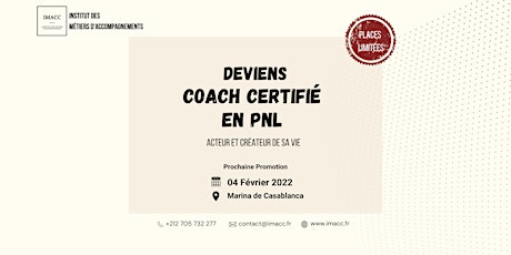 Formation : Devenir  un coach Praticien PNL certifié. tickets