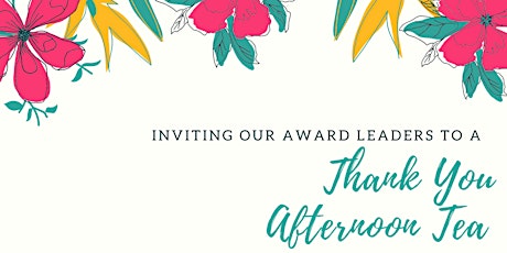 Thank you Award Leaders Refresher Training tickets