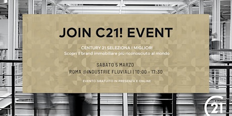 JOIN C21! EVENT tickets
