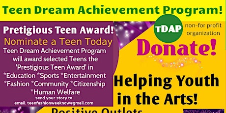 Teen Dream Achievement Program Fundraiser primary image