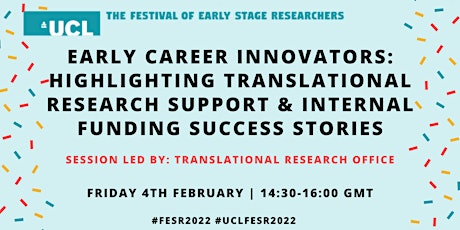 FESR 2022: ECR:  Highlighting Translational Research Support And More tickets