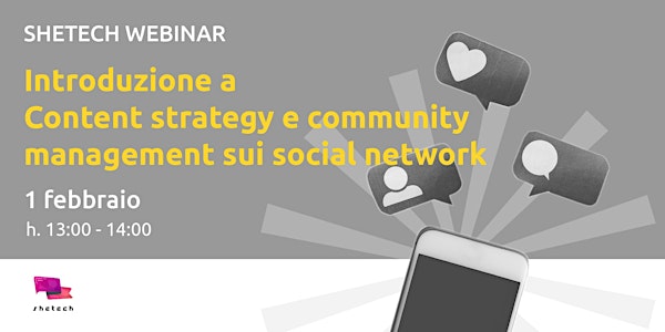 Introduzione a: Content strategy e community management sui social network