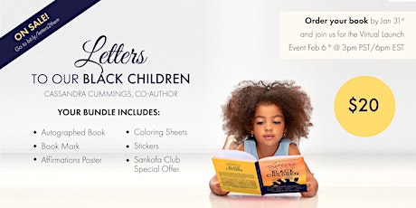 Letters to Our Black Children - Virtual Launch tickets