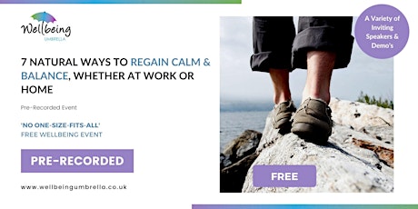 7 Natural Ways to Gain Calm & Balance, Whether At Work or Home primary image