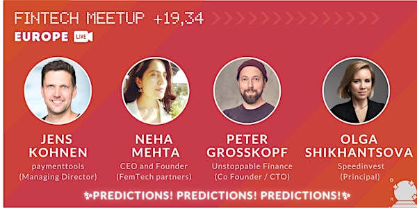 33. FinTech & InsurTech Meetup Europe (online) - Predictions!