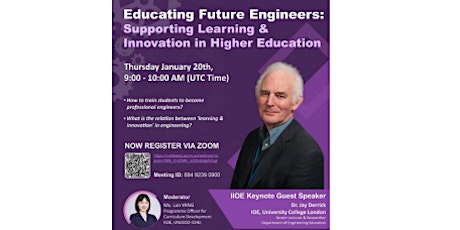 Educating Future Engineers: Learning & Innovation in Higher Education tickets