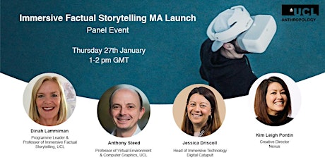 Immersive Factual Storytelling MA Launch entradas