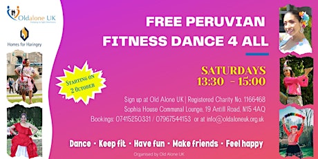 FREE Peruvian Dance Workshop for older people tickets