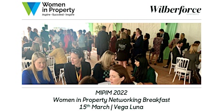 Women in Property Breakfast at MIPIM sponsored by Wilberforce Chambers billets