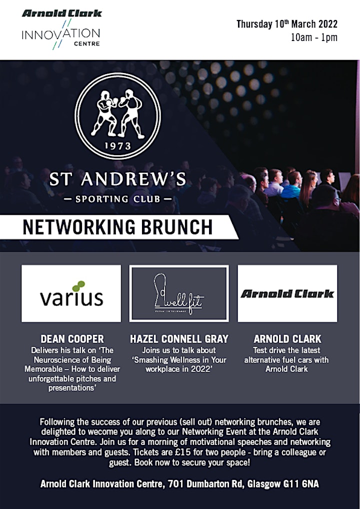 Networking Brunch Event with Arnold Clark image
