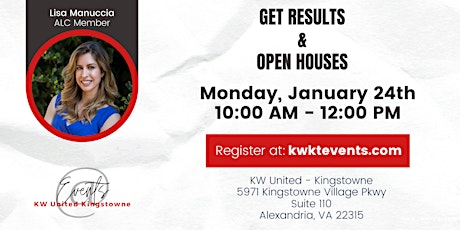 Get Results & Open Houses tickets