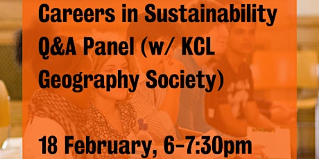 Careers in Sustainability tickets