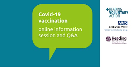 Covid-19 vaccination: online information session and Q&A tickets